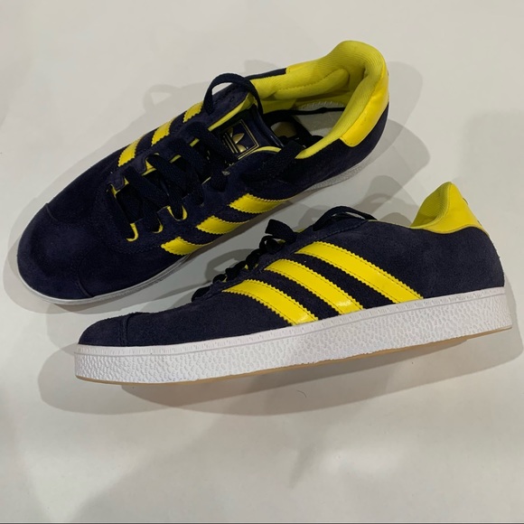 adidas gazelle navy and yellow